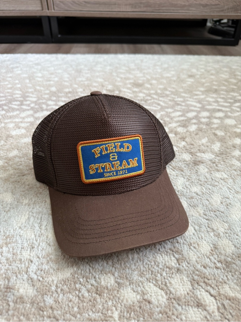 Field & Stream Brown Mesh Trucker Cap - NWOT